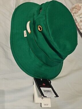 Tilley The Iconic T1 Bucket Hat. Green. Large